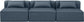 Cube - Modular 3 Seat Armless Sofa