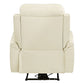 Ava - Power Motion Recliner - Beige Top Grain Leather Match