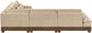 Turin - Chenille Fabric Upholstered Modular Sectional - Beige