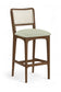 Atrium - Upholstered Bar Stool (Set of 2) - Brushed Brown Frame