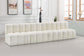 Arc - Faux Leather 4 Seats Modular Sofa