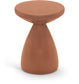 Anika - Iron End Table - Terracotta