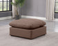 Indulge - Faux Leather Ottoman