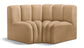 Arc - Velvet 2 Piece Modular Sofa