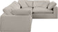 Comfy - 4 Piece Linen Fabric Modular Sectional