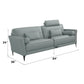 Tussio - Sofa With 5 Pillows - Watery Leather