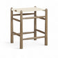 Santos - Backless Counter Stool With Stained Brown Base