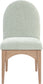Waldorf - Chenille Dining Side Chair With Natural Legs