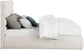 Adam - Linen Fabric Bed With 52" Headboard