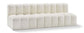 Arc - Faux Leather 3 Seats Modular Sofa