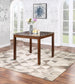 D203 - 5 Piece Dining Room Set (Counter Table, 4 Chairs) - Brown