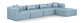 Cube - 5 Piece Modular Sectional With Chaise