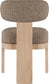 Timbra - Linen Textured Fabric Upholstered Dining Chair (Set of 2) - Natural Base