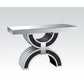 Nysa - Console Table With Faux Crystals - Mirrored