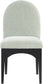 Waldorf - Chenille Dining Side Chair With Black Legs