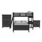Hampton Kids - Loft With Ladder And Desk With Speaker Bedroom Set