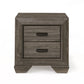 Lyndon - Nightstand - Weathered Gray Grain