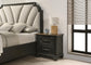 B080 - Nightstand - Charcoal Black