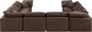 Indulge - Velvet 8 Piece Modular Sectional