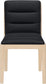 Ellis - Vegan Leather Upholstered Dining Chair (Set of 2) - Natural Base
