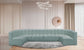 Arc - Faux Leather Modular U-Shaped Sectional