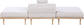Laguna - 3 Piece Resilient Water Resistant Fabric Outdoor Patio Armless Modular Sofa