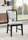 D178 - Dining Side Chair - Black