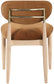 Riccio - Fabric Dining Side Chair (Set of 2) - Natural Frame