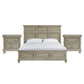 Whit-Ash - Panel Bedroom Set