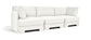 Hammond - Velvet Performance Fabric Upholstered 3 Piece Sofa