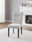 D149 - 3D Faux Paper Marble Dining Table - Gray