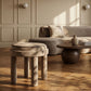 Velin - Velvet Ottoman / Stool