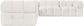 Orin - Velvet 5 Piece Modular Corner Sectional