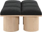 Pavilion - 6 Piece Modular Bench With Natural Base