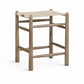 Santos - Backless Counter Stool With Stained Brown Base