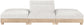 Turin - Chenille Fabric Upholstered Modular Sectional - White