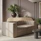Rummi - Velvet Performance Fabric Upholstered 2 Piece Modular Loveseat