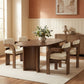 Cedra - Velvet Performance Fabric Upholstered Dining Chair (Set of 2) - Brown Frame