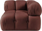Orin - Velvet Performance Fabric Upholstered Modular Corner Chair