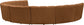 Infinity - 8 Piece Modular Sectional - Saddle