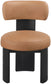 Atelier - Vegan Leather Upholstered Dining Chair (Set of 2) - Black Frame