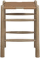 Santos - Backless Counter Stool With Stained Brown Base