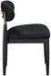Riccio - Dining Side Chair (Set of 2) - Black And Gold Frame