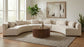 Avanti - Chenille Fabric Upholstered 3 Piece Modular Sectional