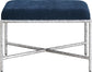 Valley - Bench With Silver Frame