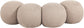 Apollo - Boucle Fabric Bench