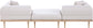 Laguna - 3 Piece 106.5" Outdoor Patio Modular Sofa With Backless Seat