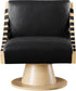 Millwin - Swivel Accent Chair With Natural Base