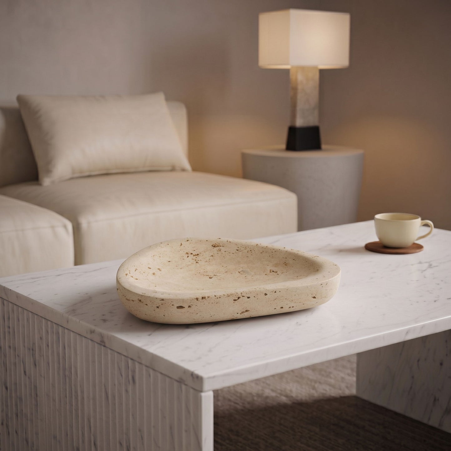 Whelan - Travertine Bowl