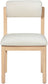 Roundhill - Fabric Dining Chair (Set of 2) - Natural Frame